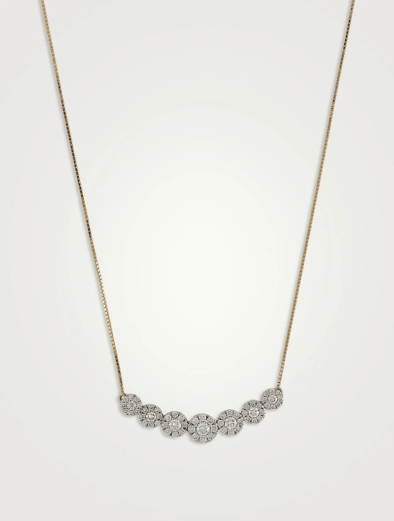 Astute Gold Necklace With Gems