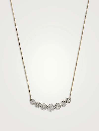 Astute Gold Necklace With Gems