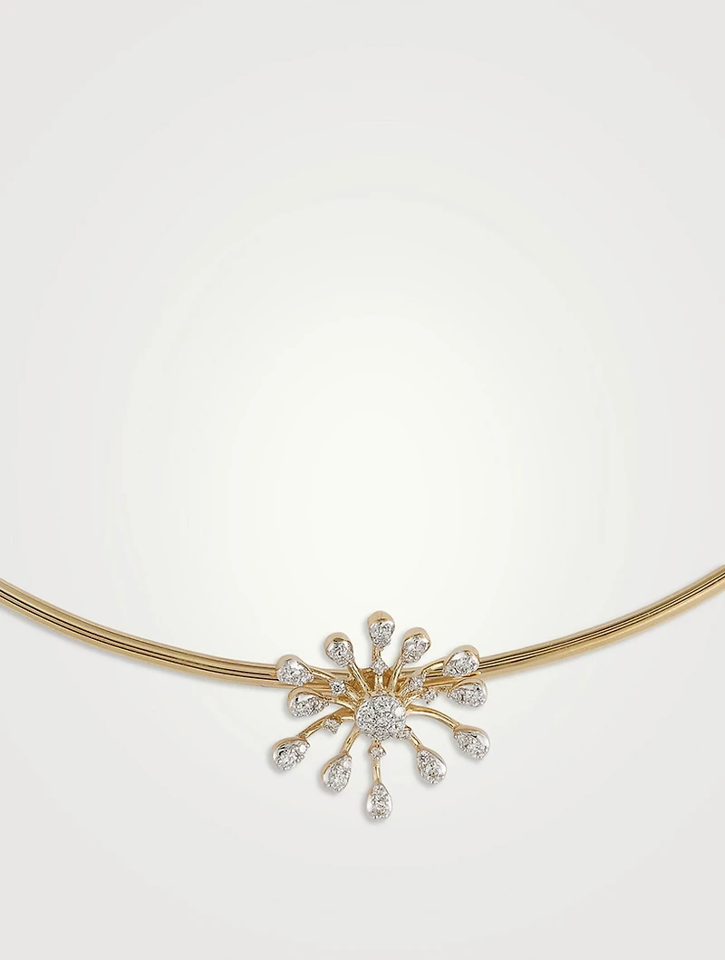 Farida Gold Necklace With Gems