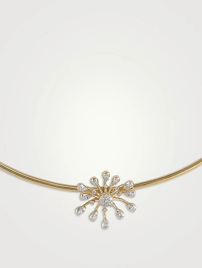 Farida Gold Necklace With Gems