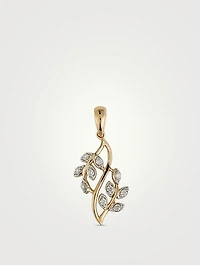 Gold Shimmer Charm With Gems