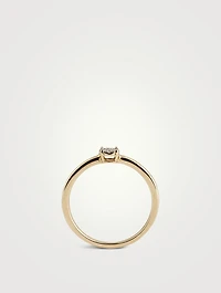 Gold Cluster Ring With Gems