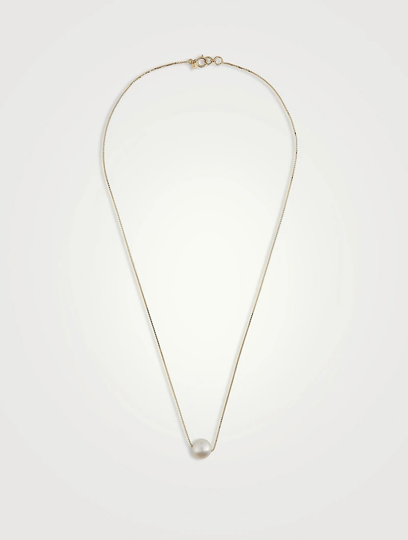 Soli Gold Pearl Gem Necklace