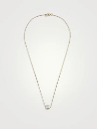 Soli Gold Pearl Gem Necklace