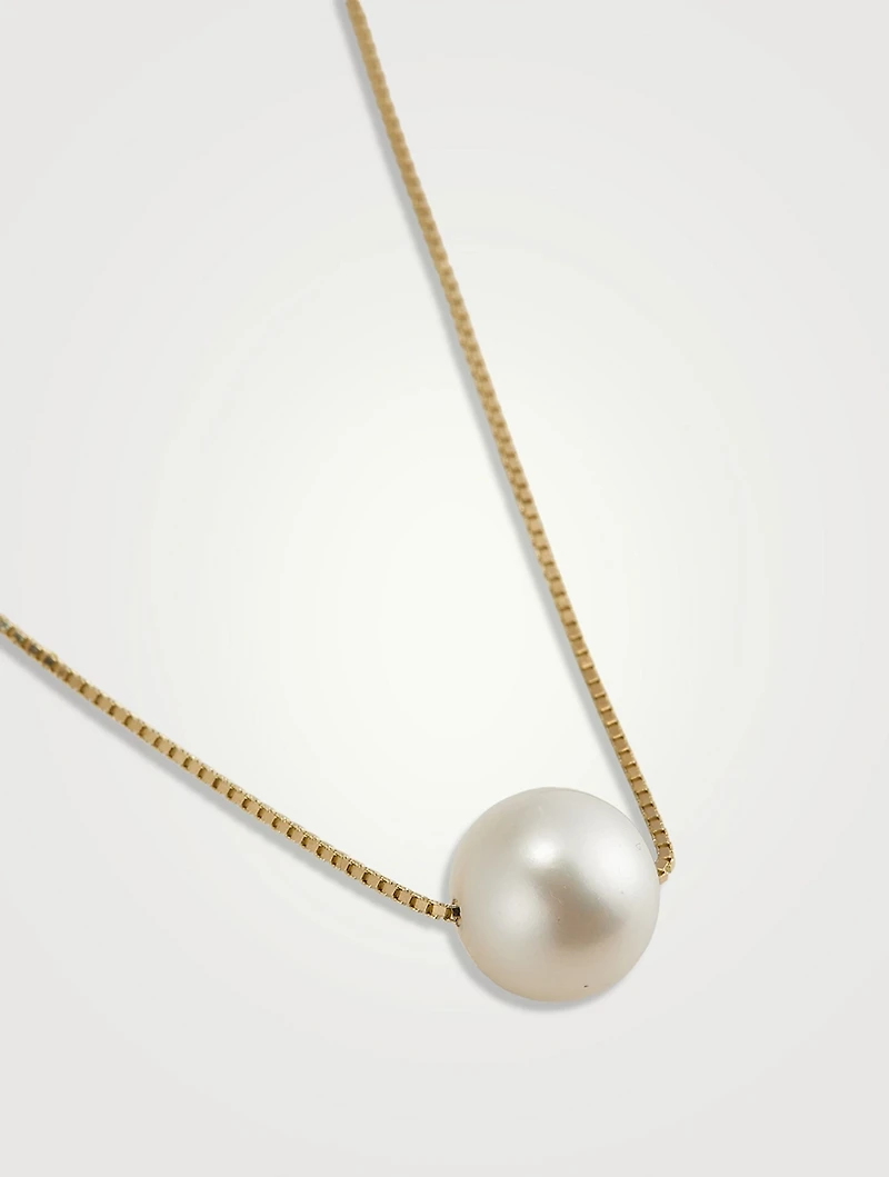 Soli Gold Pearl Gem Necklace