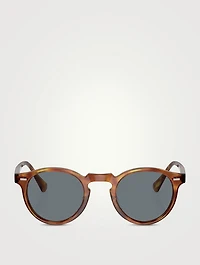Gregory Peck Round Sunglasses