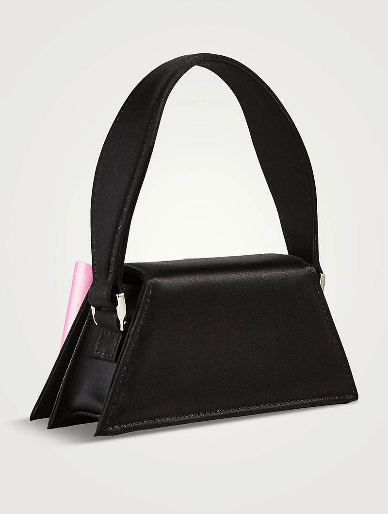 Small Le Cadeau Satin Clutch