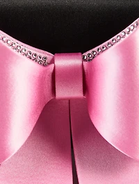 Small Le Cadeau Satin Clutch