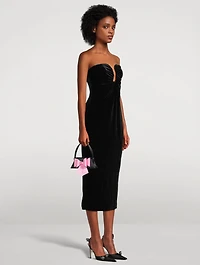 Small Le Cadeau Satin Clutch