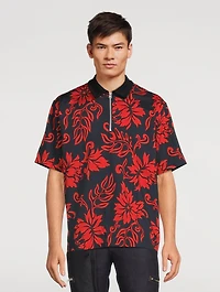 Short-Sleeve Shirt Floral Print