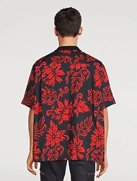 Short-Sleeve Shirt Floral Print