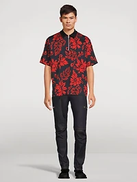 Short-Sleeve Shirt Floral Print