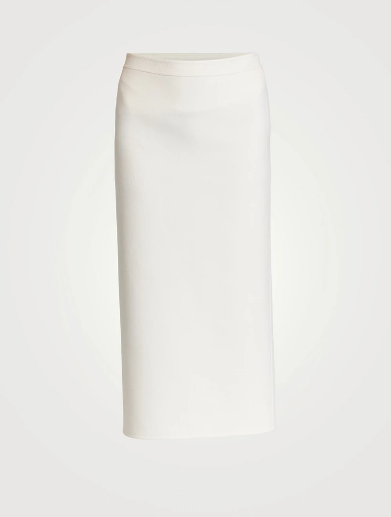 Wool And Cashmere Midi Skirt
