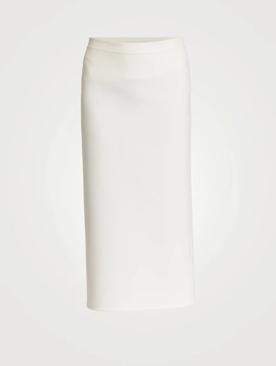 Wool And Cashmere Midi Skirt