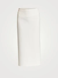 Wool And Cashmere Midi Skirt