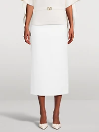 Wool And Cashmere Midi Skirt