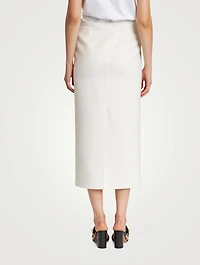 Wool And Cashmere Midi Skirt