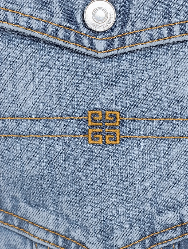 Fleece-Lined Denim Jacket