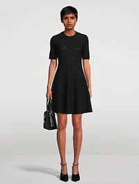 4G Jacquard Mini Dress