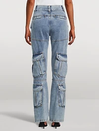 Cargo Bootcut Jeans