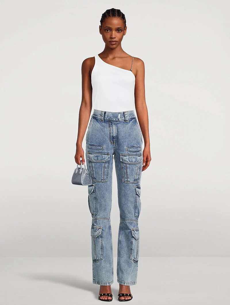 Cargo Bootcut Jeans