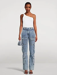 Cargo Bootcut Jeans