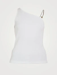 Asymmetric Top With Chain Detail