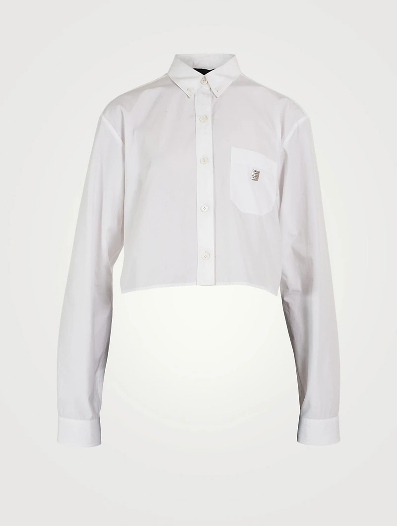 Poplin Cropped Shirt