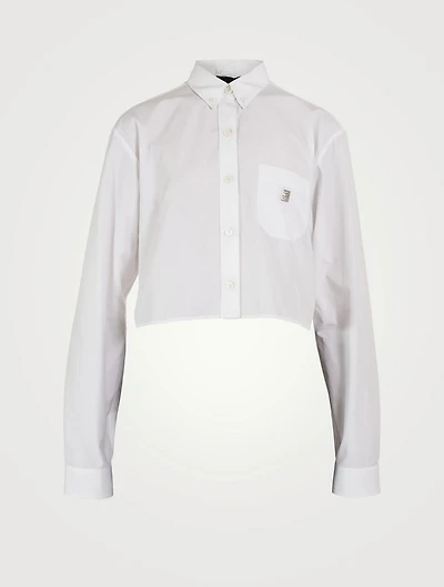 Poplin Cropped Shirt