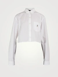 Poplin Cropped Shirt