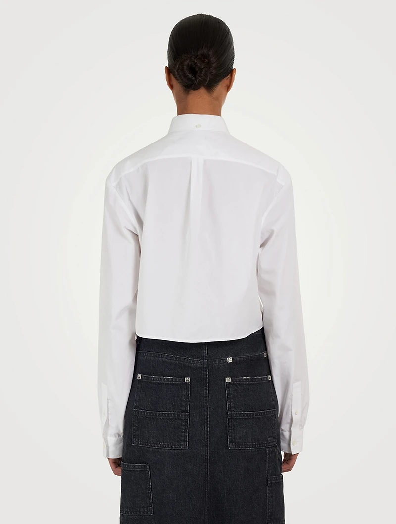Poplin Cropped Shirt