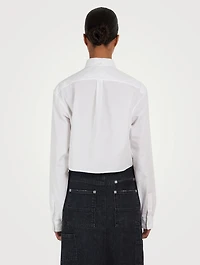 Poplin Cropped Shirt
