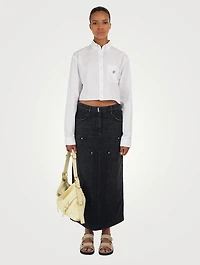 Poplin Cropped Shirt
