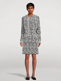 4G Jacquard Cardigan