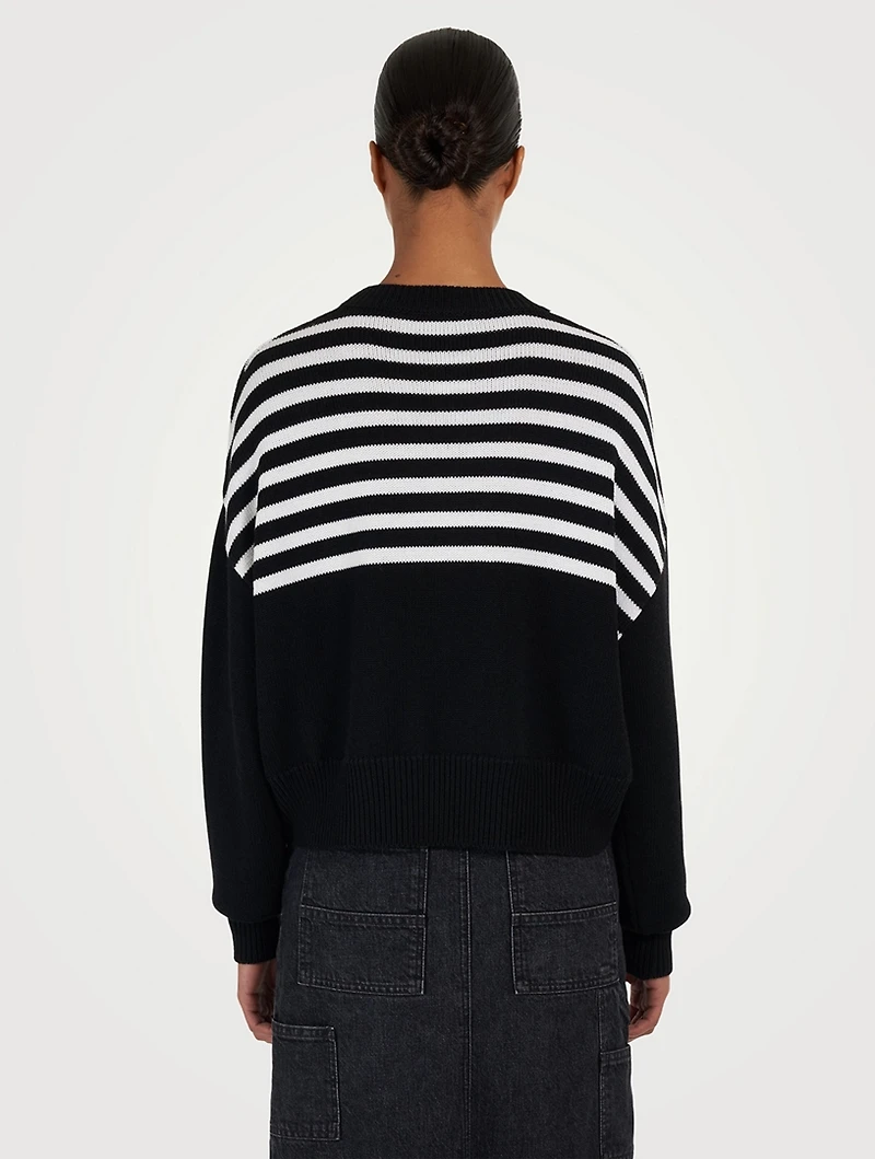 4G Cropped Sweater