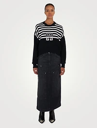 4G Cropped Sweater