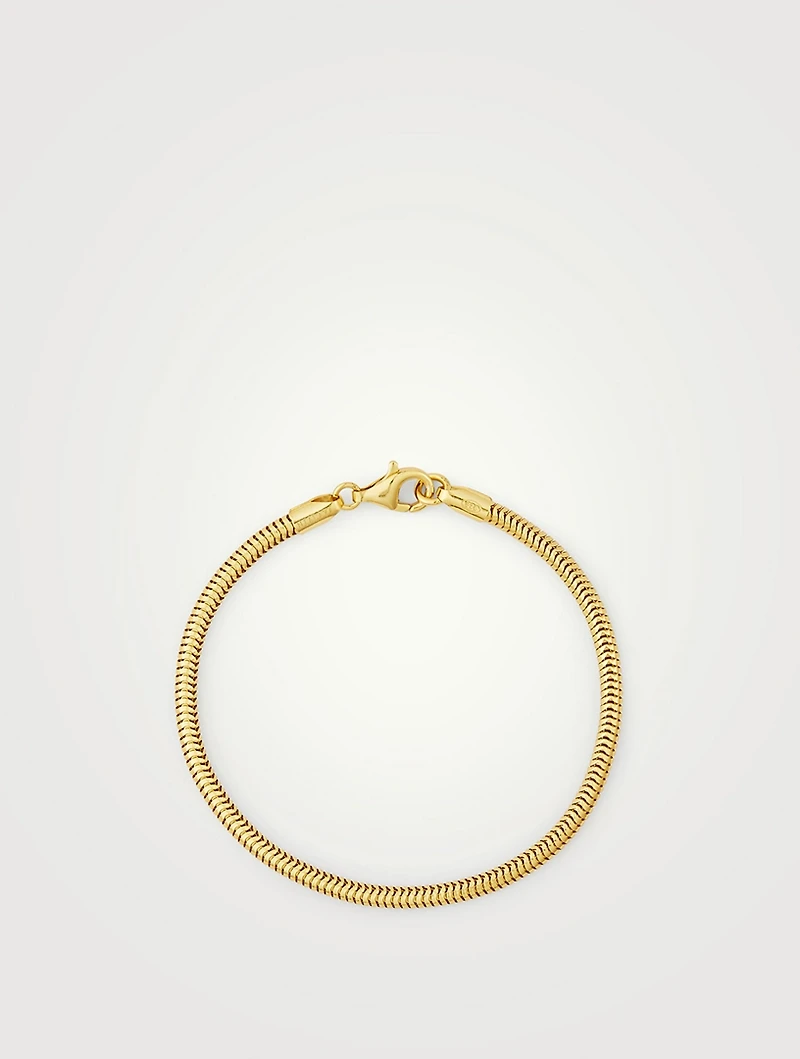 18K Gold Plated Round Chain Bracelet