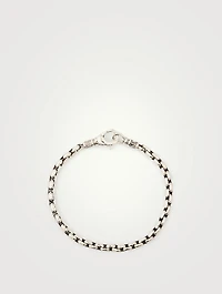 Sterling Silver Round Link Chain Bracelet