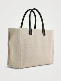Large La Medusa Canvas Tote Bag