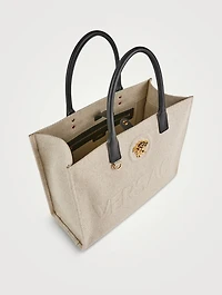 Large La Medusa Canvas Tote Bag