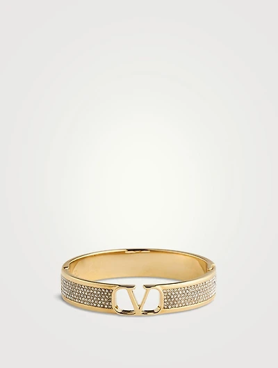 Crystal VLOGO Cuff Bracelet