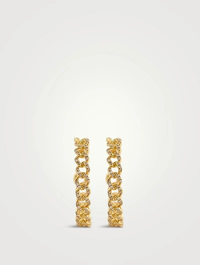 Mini Pavé Hoop Earrings