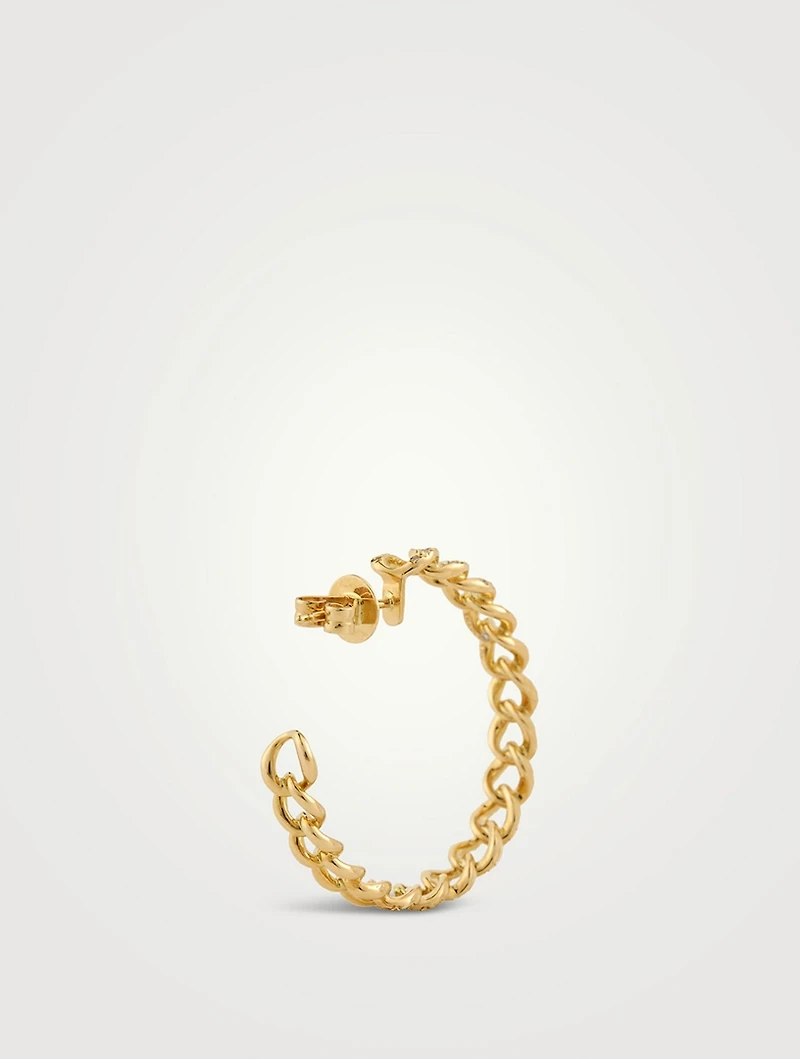 Mini Pavé Hoop Earrings
