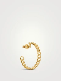 Mini Pavé Hoop Earrings