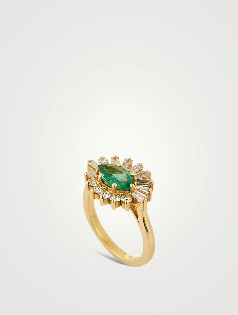 Evil Eye Pinky Ring