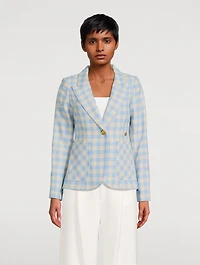 Duchess Blazer Plaid Print