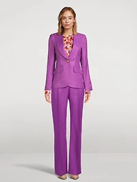 Pintuck Blazer