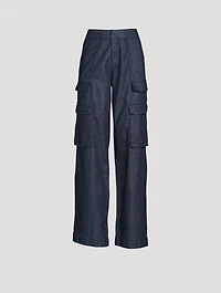 Straight-Leg Cargo Jeans
