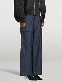 Straight-Leg Cargo Jeans