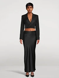 Cropped Tuxedo Jacket